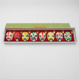 聚厚缘礼品聚厚缘脸谱盒装工艺品特色纪念品出国礼品送老外商务送礼送朋友  小八头样式随机发一盒 