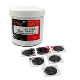埃克斯 xtraseal 汽车轮胎专业修补材料 铝膜型黑胶补片 补胎胶片 11-038T圆形38mm桶装150片/桶