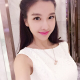 龙骑士 钛钢运动健身霸气时尚哑铃项链女韩版锁骨情侣项链时尚健身配饰 玫瑰金款1件