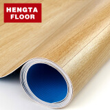 HENGTA【实心全塑】商用PVC地板革加厚耐磨塑胶地板贴家用水泥地胶 原木纹丨每平米