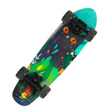 一豹 大鱼板滑板 枫木小鱼板成人 刷街代步滑板 大鲨鱼3 山猫【大鲨鱼3】 +黑桥+72黑轮