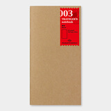 日本tn TRAVELER'S notebook旅行者笔记 牛皮 配件书写内芯 空白本内芯 标准型 003