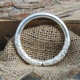 百银 如意金箍棒999足银精品手工孙悟空银手镯男士女士520情侣款证书 70克(全手工带证书) 大号内径