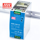 台湾明纬240W标准型导轨电源NDR-240带PFC标准型国际安规认证 NDR-240-24 24V10A输出 无配线