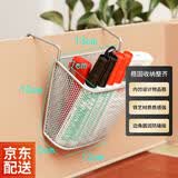 益馨荣 铁艺带挂钩三角花架置物架办公桌办公室收纳挂架简约现代桌面架 银色挂篮（适合4.6CM以内隔板）