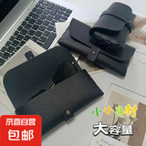 新款皮质太阳眼镜盒 时尚潮流墨镜盒眼镜盒 黑色 1个装