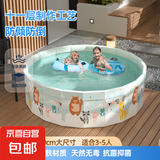 百金诺折叠游泳池免充气泳池水池儿童玩具池婴儿小孩室内围栏户外 160*45开心动物园 手推泵+泳圈+海洋球+钓鱼玩具