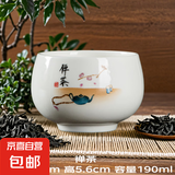 【采销推荐】德化羊脂玉茶杯白瓷大容量品茗杯围炉煮茶杯主人杯 禅茶 190ml 1只