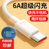 100W6A超级快充type-c电动车充电器 Type-c数据线【1.5米】 【6A超级快充】2条装