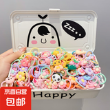 【儿童可爱皮筋】啾啾扎头发不伤发弹性好拇指发圈 儿童卡通小拇指发绳20根（混款）