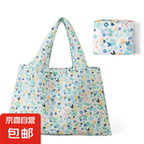 京东物流 折叠超市便携购物袋杂货加厚大容量买菜手提袋环保防水 四季春