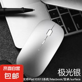 灵蛇新款 无线鼠标  罗技华为大牌平替 可充电池 平板电脑 通用游戏 人体工学【京东物流】 银色【蓝牙+2.4G】双模充电款