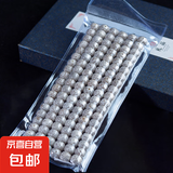 厂家批发十八籽星月菩提散珠正月干磨高密菩提子佛珠手串手链项链 桶珠8x9mmx108颗