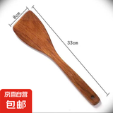 竹质木铲子长柄木锅铲不伤锅木铲不粘锅木锅铲炒菜铲子煎铲子 斜煎铲