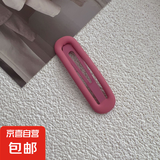 莫兰迪色系BB夹实用百搭刘海夹发夹少女心额前碎发边夹发卡发饰品 时尚发夹草莓熊粉1个