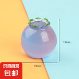 微景观创意仿真发夜光水果之家萌粒 diy装饰品盲袋配件迷你小摆件 微景观水果小摆件【蓝莓】