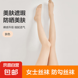 【0感丝袜】2025春季新款女士丝袜防勾丝袜不掉裆黑丝 1条（肤色） 均码（80-130斤可穿）
