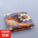 珊瑚绒印花小毛巾加厚柔软吸水擦脸洗手厨房抹布多功能方巾随机花 30*30cm印花随机色1条