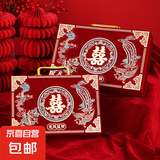 彩礼钱盒子订婚彩礼礼金箱结婚婚礼聘礼盒子现金箱子婚庆用品大全 【可装8-12万】配20个钱套