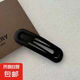 莫兰迪色系BB夹实用百搭刘海夹发夹少女心额前碎发边夹发卡发饰品 时尚发夹黑色1个