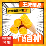 现挖沙地蜜薯空气炸锅红薯沙地板栗薯新鲜自种龙九正宗黄心香甜 沙地蜜薯 2斤 带箱 小果