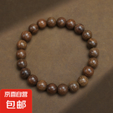 正宗金丝檀木顺纹素珠圆满款小众佛珠 8mm手串
