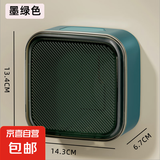 京东物流 一次性保鲜膜套收纳盒二合一抽取壁挂家用厨房浴帽 保鲜膜收纳盒（墨绿色）