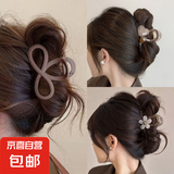 花朵抓夹女高级感2025新款发量少鲨鱼夹发夹女后脑勺盘发发卡头饰 【靓丽3件/高级感】夹的紧不易掉