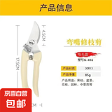 园艺剪修枝剪花剪园林剪花艺剪树枝果树刀枝剪修剪刀专用工具修剪 【升级版】弯头 园艺剪