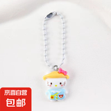 三丽鸥钥匙扣书包挂件小红书同款卡通可爱闺蜜礼物钥匙配饰 hellokitty-白色小猫 1个