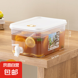 【京东物流】大容量冰箱冷水壶水果茶杯子家用饮料桶带龙头 冷水壶【带龙头】 5L 食品级材质