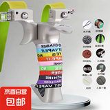 新款不锈钢弹弓高精度盖世英雄扁皮筋比赛成年人专用弓金属大威力 9025盖世+200钢珠200丸2皮+防滑+手绳