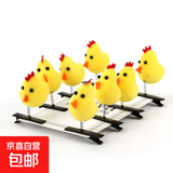 卖萌神器小黄鸡小黄鸭发夹弹簧头饰班级幼儿园礼品儿童发夹 小黄鸡发夹1个