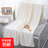 菠萝格浴巾家用成人洗澡高密珊瑚绒沙滩巾70*140大毛巾印logo批发 白