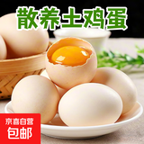 散养农家土鸡蛋单枚40g正负5g 溏心蛋早餐新鲜鸡蛋京东包邮买菜 10枚土鸡蛋
