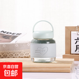 迷你可爱胖胖杯办公室简约水杯男女生夏天高颜值便携随手杯 浅蓝色 280ml 1只