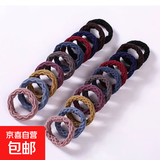 气质高弹力耐用无接缝头绳皮筋女扎头发圈简约扎马尾头饰发绳皮套 FQ04-混装30根