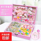 儿童发夹发卡发饰礼盒套装小女孩生日礼物首饰盒女童库洛米 TS187 美乐蒂礼盒156件套