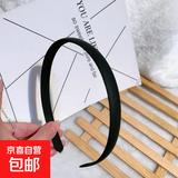 韩版新款头箍百搭发箍宽边磨砂防滑带齿压发卡女碎发洗脸头饰 黑色1个装