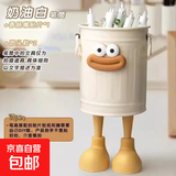 【好物大合集】开学必备加厚小熊帆布包便当包 【收纳桶+嘴巴+脚】1个装白色