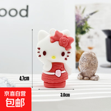 可爱卡通三丽鸥钥匙扣库洛米挂件钥匙链精致情侣挂饰汽车书包公仔 三丽鸥摆件【KT猫】