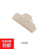 厨房整理封口夹食品保存工具夹封口器家用塑料零食袋密封夹塑料 米色 十个装