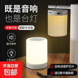 【京东物流】拍拍灯蓝牙音响氛围灯音箱小夜灯RGB时钟床头卧室灯七彩氛围音乐浪漫情趣睡眠台灯 旗舰中文版【磨砂质感+送贴纸】