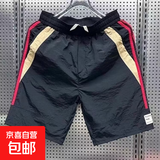 夏装拼接短裤男潮牌ins宽松休闲潮流外穿中裤百搭韩版五分裤 黑色 【日日升RS058】 2XL 【建议140-160斤】