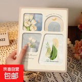 小相册本大容量插页式家庭情侣34567寸照片三四五六七可爱宝宝相片纪念收纳影集拍立得520情人节礼物 春日物语 全竖版7寸100张（塑封也能装）