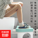 家用马桶脚踏脚凳蹲坑神器成人孕妇厕所加厚垫脚卫生间防滑儿童 高颜值可爱猫马桶凳【蓝色】