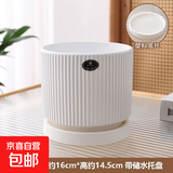 盆生花道特价花盆陶瓷简约透气带托盘家用阳台盆栽绿植多肉盆厂家 1个大号雅典古瓷白(配网格托盘) 无规格