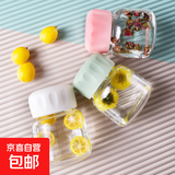 【采销推荐】玻璃杯盲盒玻璃杯套装高脚杯啤酒杯高颜值玻璃水杯 胖胖杯1个颜色随机