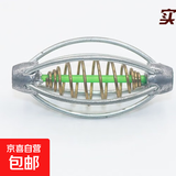 弹簧花篮饵笼笼铅坠打窝笼爆炸钩散炮弹簧饵笼远投抛饵器鲢鳙弹簧 中号带弹簧长6cm（21克） 【1个装 】