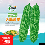 春蝶蔬菜种子四季播盆栽阳台庭院黄瓜豆角番茄甜瓜易种籽孑大全 长绿苦瓜【1包约10粒】 一包(试种贵在快递费)